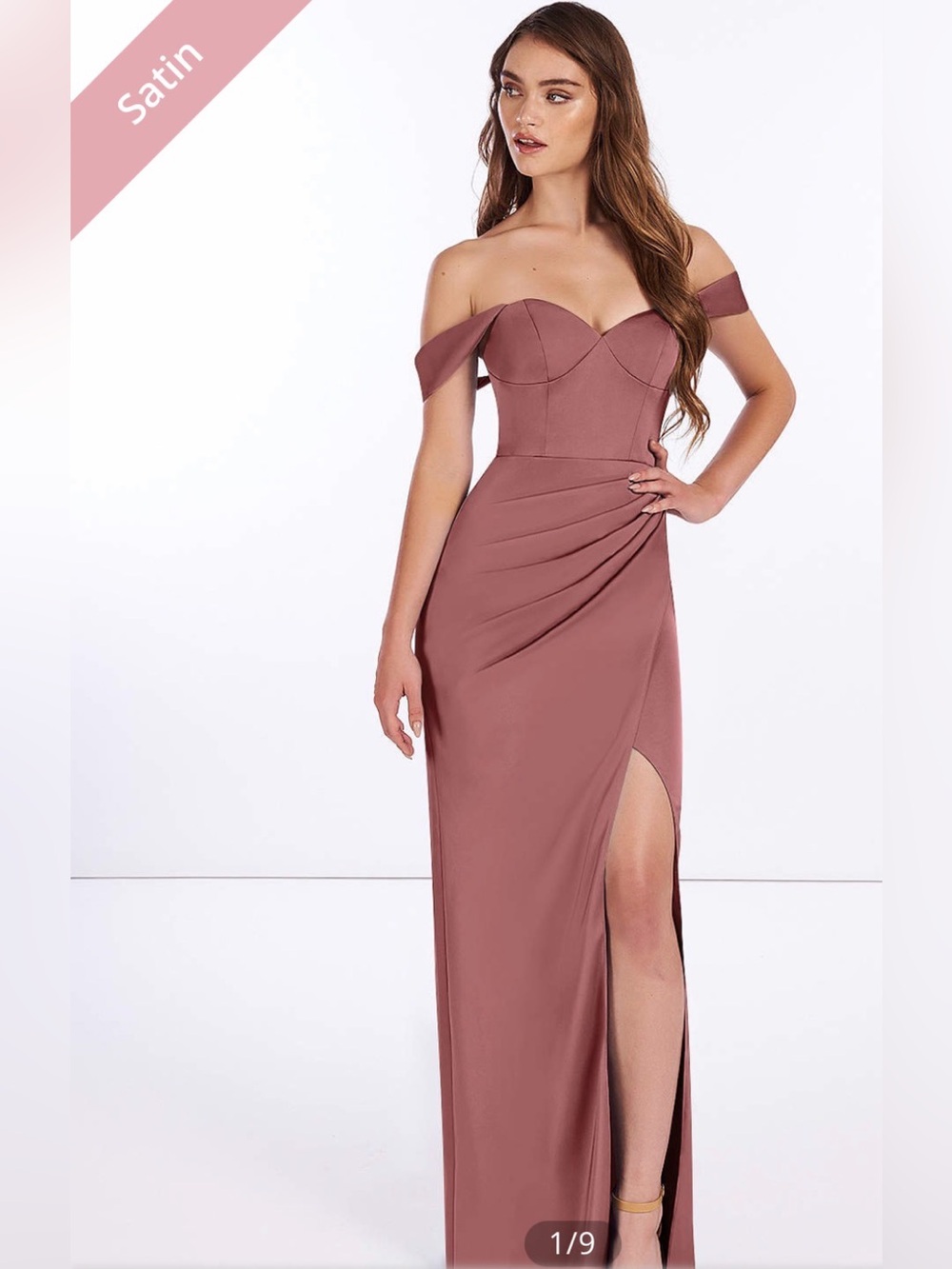 Azazie Mila Stretch Satin Dress